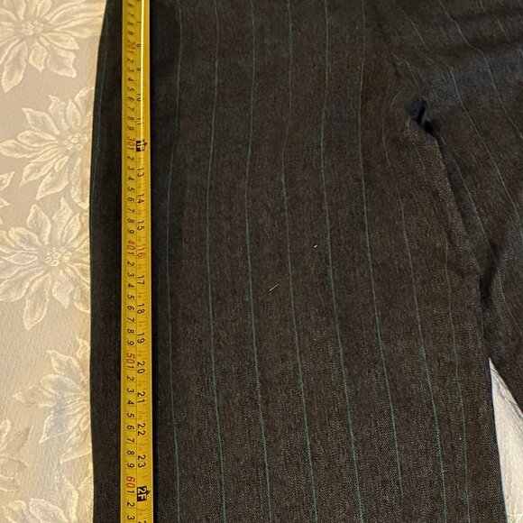 Hanna & Gracie Size 8 Teal/Black Stripe Pants - Picture 9 of 16